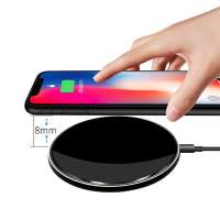 Applicable to Apple Iphone8XS Smart Power Off QI Wireless Fast Charge Mobile Phone Desktop Wireless Charger Fast ChargW