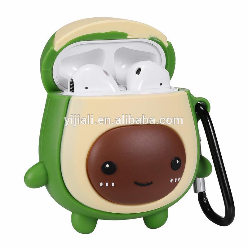 Ruijue Avocado Shape Best Protective Case for Apple Airpods Wireless Charging Case